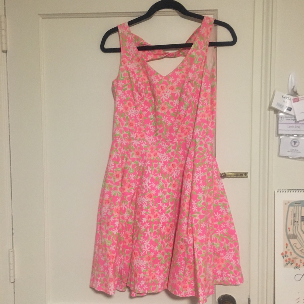 Lilly Pulitzer Fiesta Pink Freja Dress size 4